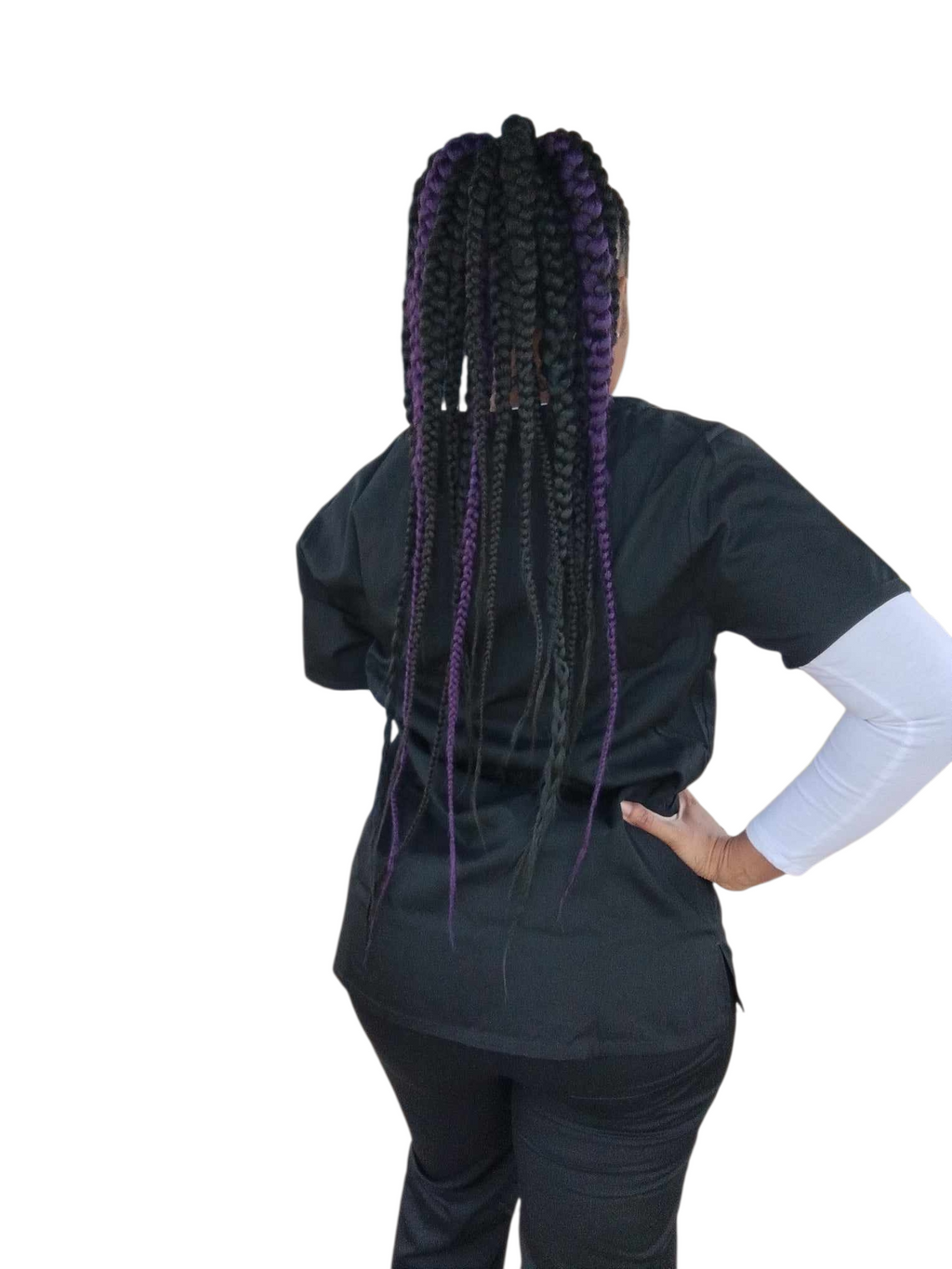 Black Scrub Set