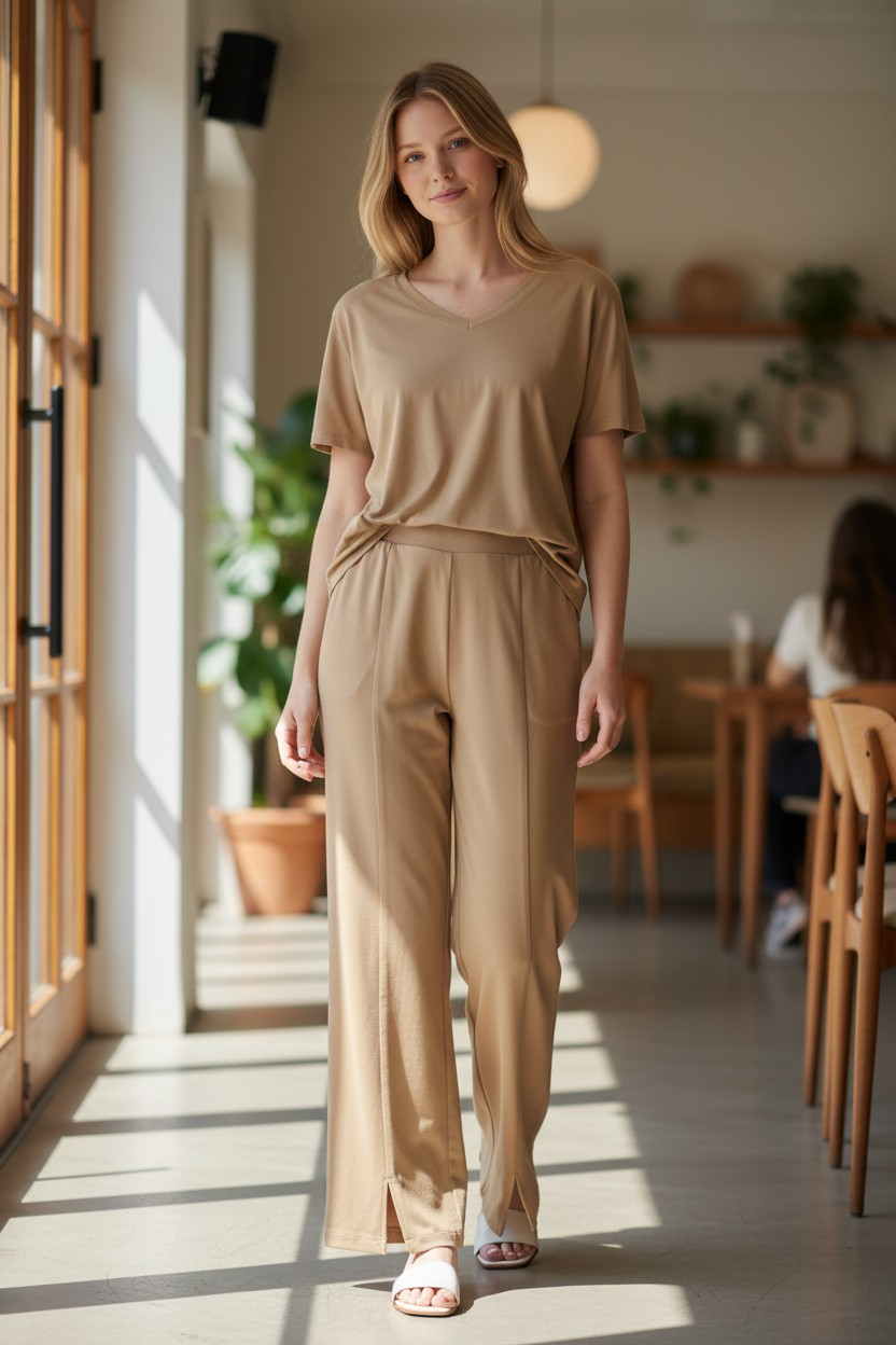 Khaki Scrub Set