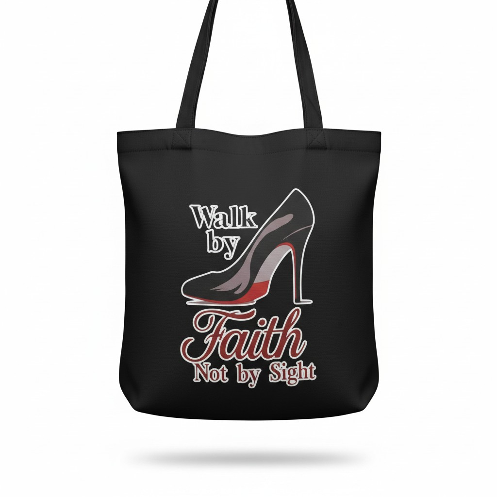 Walk by Faith Not By Sight Tote bag